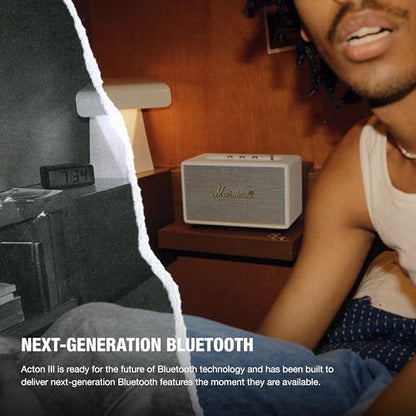 Marshall Acton III Bluetooth Speaker - Cream