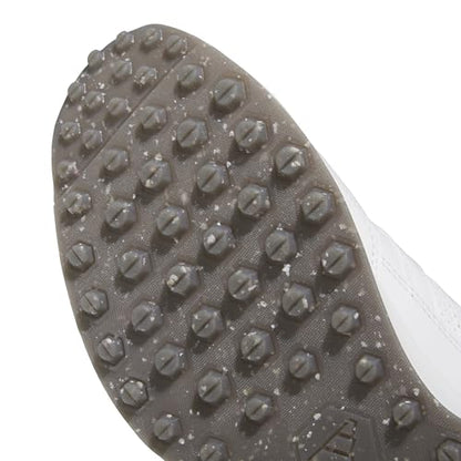 adidas Men's S2G Spikeless Leather 24 Golf Shoes, Footwear White/Charcoal, 8