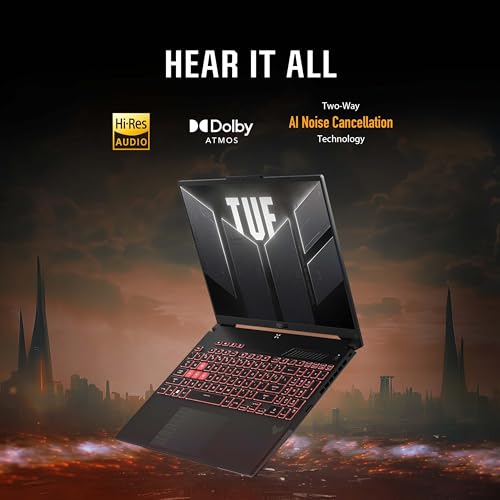 ASUS TUF Gaming A16 (2024) Gaming Laptop, 16” QHD+ 165Hz 16:10 Display, AMD Ryzen™ 9 7940HX, NVIDIA® GeForce RTX™ 4070, 16GB DDR5, 1TB PCIe Gen4 SSD, Wi-Fi 6, Windows 11, FA607PI-AS94