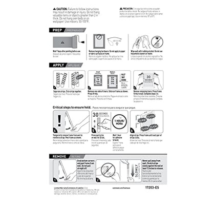 Command Picture Hanging Strips Variety Pack, Damage Free Hanging Picture Hangers, No Tools Wall Hanging Strips for Living Spaces, White, 16 Small Pairs and 32 Medium Pairs (96 Strips)