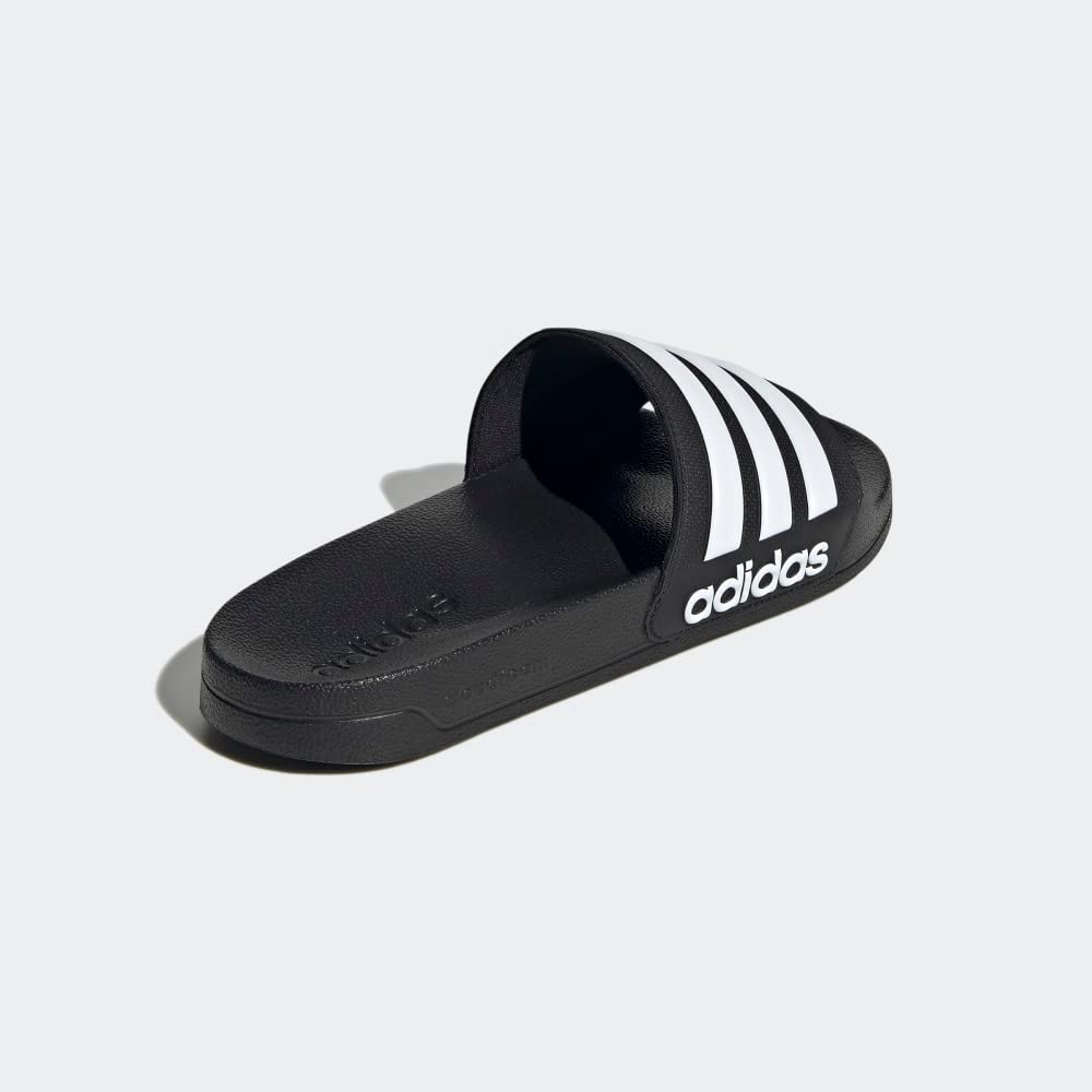 adidas Adult Adilette Shower Core Black/White/Core Black 10