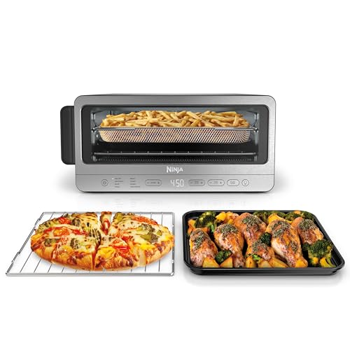 Ninja Flip Toaster Oven & Air Fryer, 8-in-1, Stainless Steel, SP151