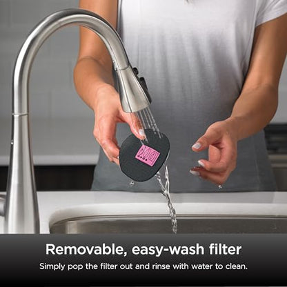 Shark UltraCyclone Pet Pro Plus Cordless Hand Vacuum, Powerful Suction, Handheld Vacuum for Car & Home, Pet Power Brush, Crevice Tool, Scrubbing Brush, XL Dust Cup, Black, CH951