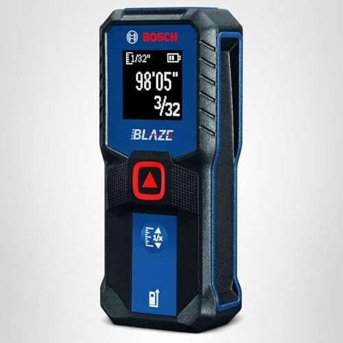 BOSCH GLM100-23 100 Ft Blaze Laser Distance Measure, Includes 2 AA Batteries