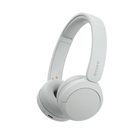 Sony WH-CH520 Wireless Headphones Bluetooth On-Ear Headset with Microphone and up to 50 Hours Battery Life with Quick Charging, White