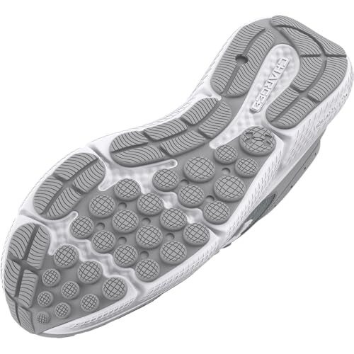 Under Armour Men's Charged Assert 10, (102) Mod Gray/Mod Gray/White, 9.5, US