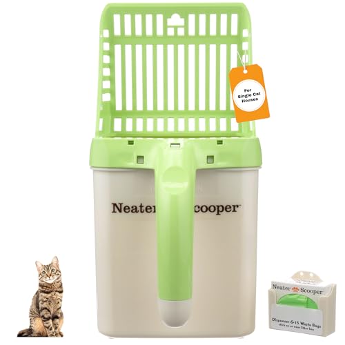 Neater Pet Brands Neater Scooper Standard Cat Litter Scoop, 15 Refill Bags