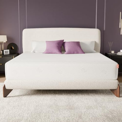 DREAMATTER Queen Mattress 10-Inch for Cooler Sleep – Cooling Gel Memory Foam with Back Support & Pressure Relief, Medium to Firm, Airflow Queen Size Mattress in a Box for Adults, Couples, Guest Rooms