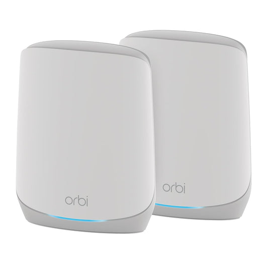 NETGEAR Orbi Whole Home Tri-Band WiFi 6 Mesh Network System (RBK752P) – Router with 1 Satellite Extender, Security Features, Coverage up to 5,000 sq. ft., 75 Devices, AX5200 802.11ax (Up to 5.2Gbps)