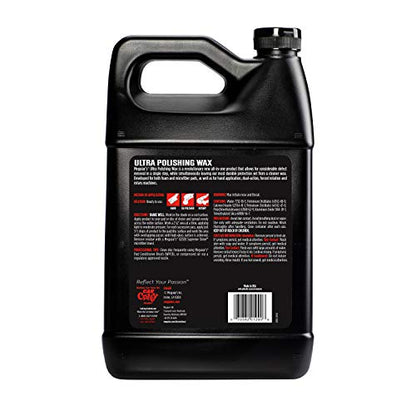 Meguiar's Professional Ultra Polishing Wax D16601 - Premium Scratch Removal, Car Polish, and Car Wax in One - One-Step Cleaner Wax that's Easy to Use - Restores Clarity and Shine, 128 Oz, 1 Gal