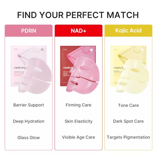 medicube Jelly Gel Mask with Firming NAD EGF | Overnight Face Mask - Korean Skincare, 28g x 4ea