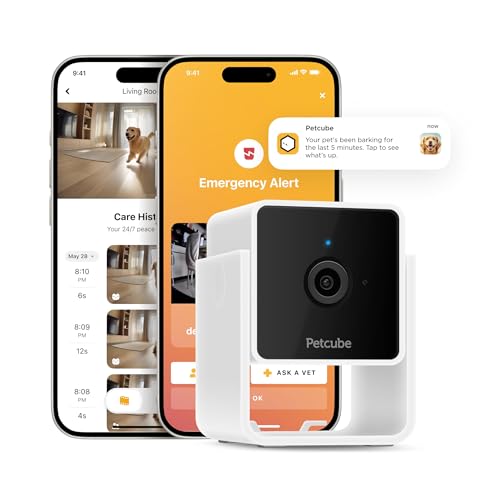 Petcube Cam – Indoor Wi-Fi Pet & Security Camera with App