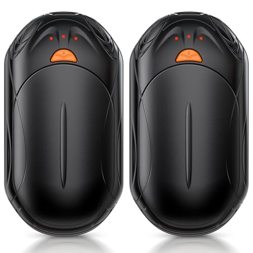 AI Hand Warmers Rechargeable 2 Pack, 20Hrs Long Safe Heat, AI Smart Chips Electric Hand Warmers, Portable Pocket Heater, Gifts for Christmas, Outdoor, Golf, Hunting, Camping Accessories