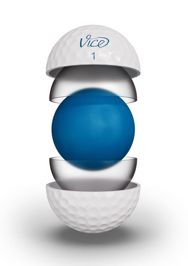 VICE Golf Tour White Golf Balls
