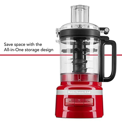 KitchenAid 9-Cup Food Processor - KFP0921, Empire Red