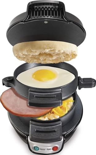 Hamilton Beach Breakfast Sandwich Maker with Egg Cooker Ring