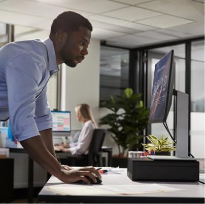HP 2025 Elite 805 Mini PC Desktop Computer, AMD Ryzen 5 (Beat i7-11700T), Ultra-Quiet Design, 32GB RAM, 1TB PCIe SSD, Dual 4K Display Support, USB-C, Wi-Fi 6, Keyboard & Mouse, Windows 11 Pro
