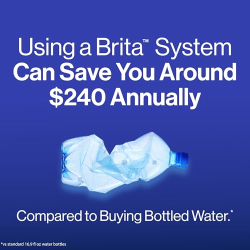 Brita Water Pitcher, Everyday Elite Filter, Removes 99% of Lead, Includes 1 Filter, 10-Cup Capacity, White