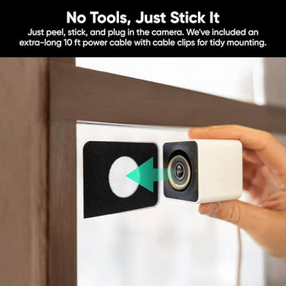 WYZE Window Camera 2-Pack, WiFi Indoor HD Security Cam, Color Night Vision