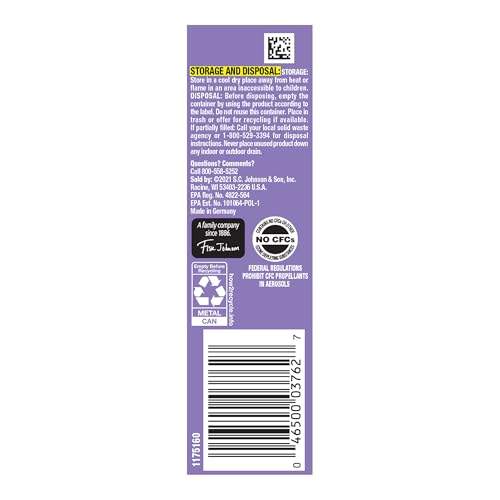 OFF! Clean Feel Insect Repellent Aerosol with 20% Picaridin, Bug Spray with Long Lasting Protection from Mosquitoes, Feels Good on Skin, 5 oz