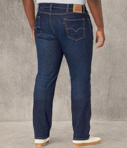 Levi's Men's 505 Regular Fit Jeans (Also Available in Big & Tall), Nail Loop Knot-Dark Indigo, 38W x 34L