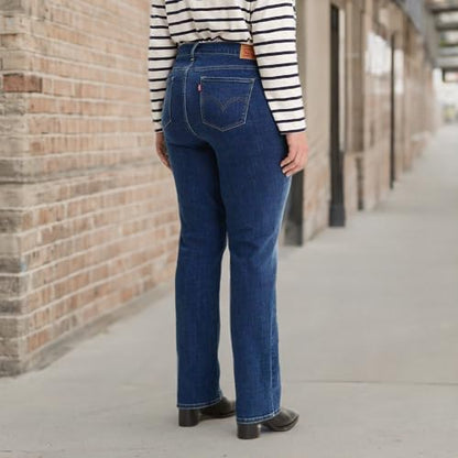 Levi's Women's Classic Straight Jeans, Lapis Dark Horse, 30 (US 10) R