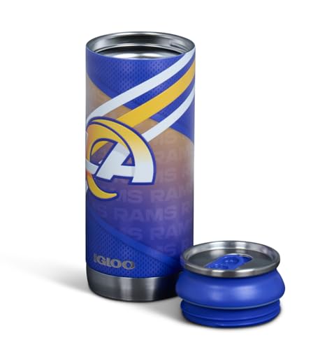 Igloo, 16 OZ Stainless Steel, Can, Los Angeles Rams
