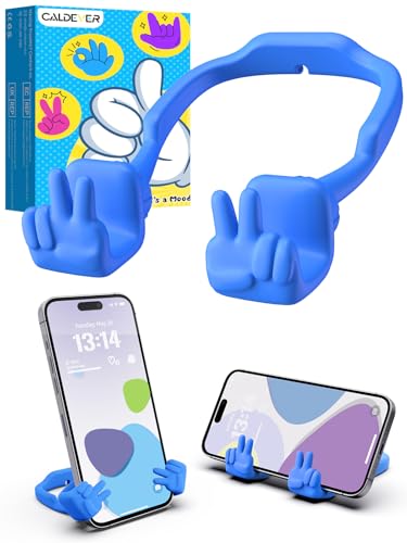 Stocking Stuffers for Teen Boys Girls Kids Gifts Christmas Cell Phone Stand | 2 Pack Upgrade Adjustable Thumbs Lazy Phone Holder for Desk Cool Gadgets for iPhone Fun Birthday Gifts for Adults Women Men
