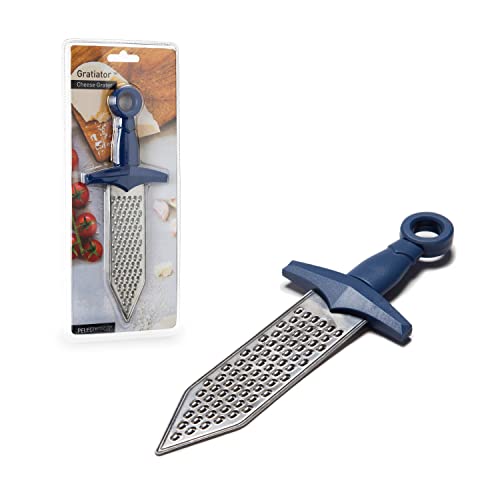 PELEG DESIGN Handheld Cheese Grater Durable Rust-Proof Metal (Gratiator)