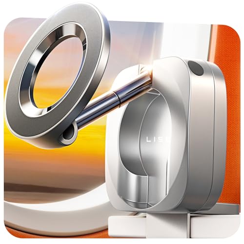 LISEN Airplane Travel Essentials Phone Holder Cruise Must Haves Tripod Monopod Accessories Camera Mounts Clamps MagSafe Phone Accessories Airplane Gadgets Long Flight, Silver