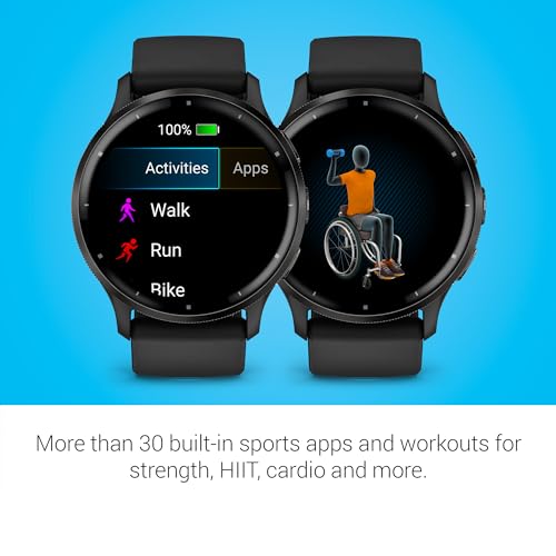 Garmin Venu® 3, Premium Fitness Smartwatch, 45mm, Black