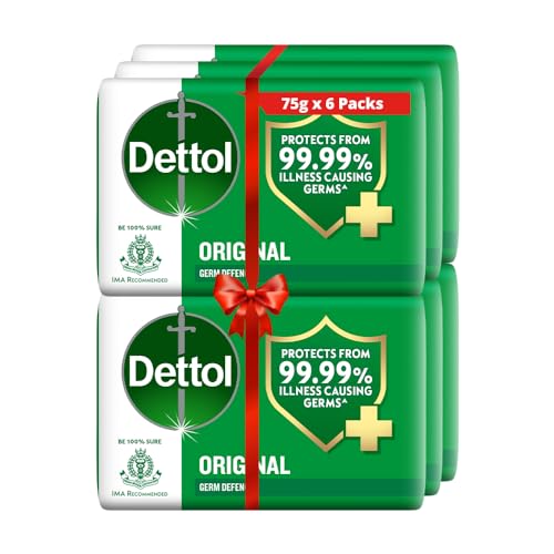 Dettol Original Bar Soap 100g Each | Pack of 6