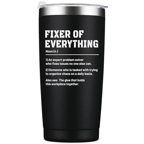 Thank You Gifts for Men, Fixer of Everything 20 Oz Insulated Tumbler