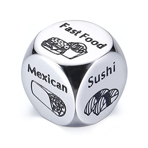 Food Dice, Stocking Stuffers Food Decision Dice Gifts for Husband Wife Gf