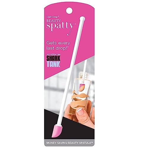 Spatty Daddy Last Drop Mini Makeup Spatula (6 Inch Pink) Shark Tank, Mini Makeup Tool, Stocking Stuffers for Women, Womens Stocking Stuffers, Stocking Stuffer, Adult Stocking Stuffers
