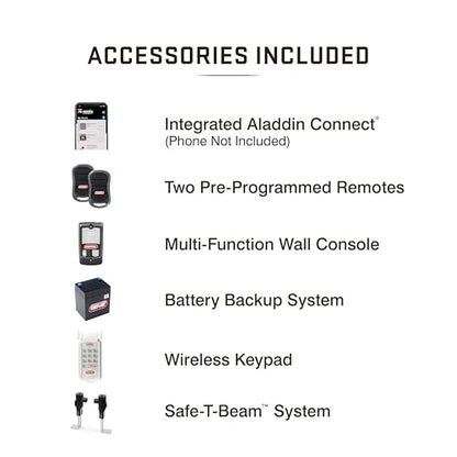 Genie StealthDrive 7155 Connect Smartphone-Controlled Belt Drive Garage Door Opener - 1 Each