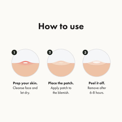 Mighty Patch Original Patch from Hero Cosmetics - #1 Hydrocolloid Acne Pimple Patches for Face, Shrinking Zits & Whiteheads in 1 Use, Nighttime Spot Pimple Stickers for Face, 36 Count