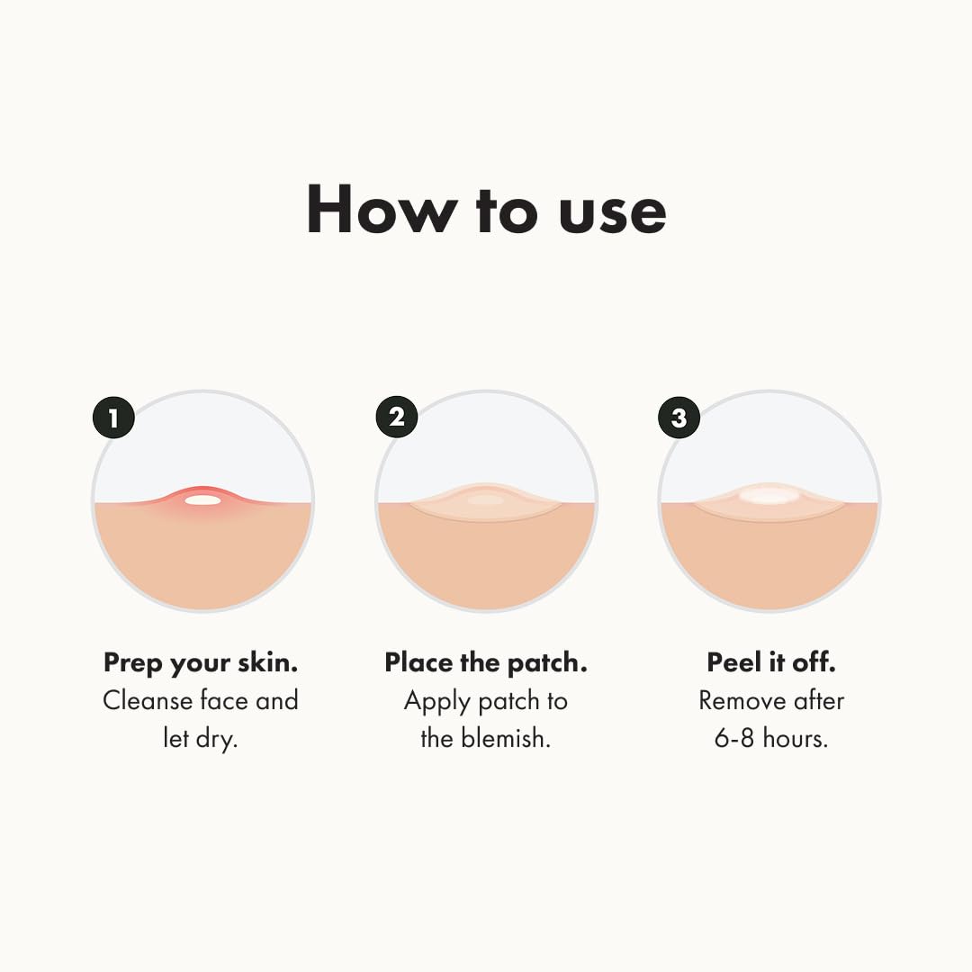 Mighty Patch Original Patch from Hero Cosmetics - #1 Hydrocolloid Acne Pimple Patches for Face, Shrinking Zits & Whiteheads in 1 Use, Nighttime Spot Pimple Stickers for Face, 75 Count