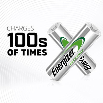 Energizer Power Plus Rechargeable AA Batteries (8 Pack), Double A Batteries