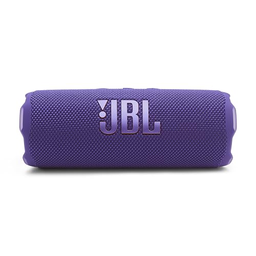 JBL Flip 7 - Portable Waterproof and Drop-Proof Speaker, Bold JBL Pro Sound with AI Sound Boost, 16Hrs of Playtime, and PushLock System with Interchangeable Accessories (Purple)