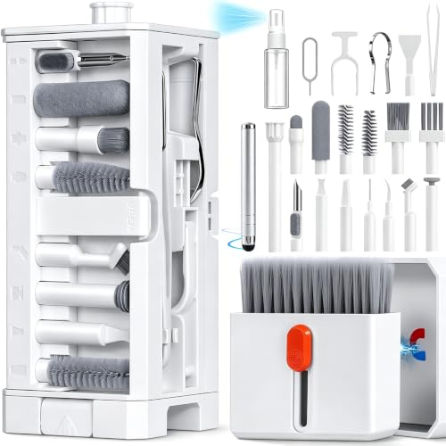 Inesore 32 in 1 Phone Cleaning Kit for iPhone AirPods MacBook Earbuds-White