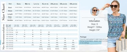 Summer Tops for Women Puff Short Sleeve Loose Fit Scooped Neck T Shirts Beach Fashion Coral M