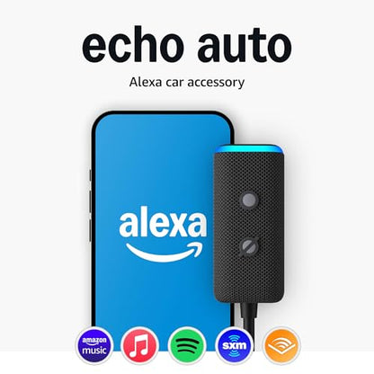 Amazon Echo Auto, Add Alexa to your car, with Alexa+ Early Access