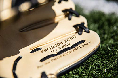 Rawlings | HEART OF THE HIDE Baseball Glove | R2G - Narrow Fit | Advanced Break-In | 11.5" | Pro I Web | Right Hand Throw | Camel/Black