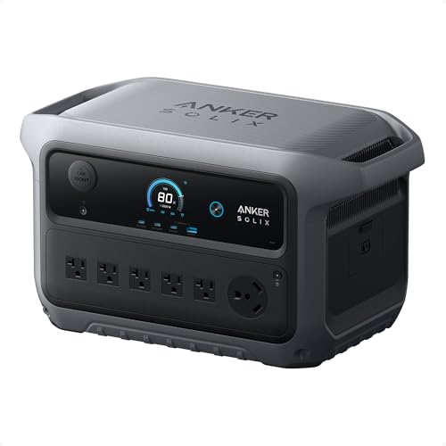 Anker SOLIX C2000 Gen 2 Portable Power Station, 2,048Wh, 2,400W, Camping | 2,048Wh LiFePO4 Battery, Full Charge in 58 Min, 2,400W (Peak 4,000W) Solar Generator for USP, Outdoor and Emergency Use