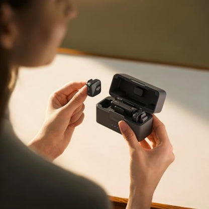 DJI Mic Mini (2 TX + 1 RX + Charging Case), Ultralight, Detail-Rich Audio