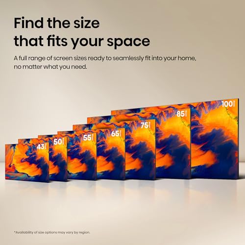 Hisense 50" E6 Cinema Series QLED 4K UHD Smart Fire TV (50E6QF, 2025 Model) - QLED, AI Light Sensor, Dolby Vision · Atmos, Voice Remote with Alexa, Motion Rate 120, HDR 10+ Adaptive, Game Mode Plus