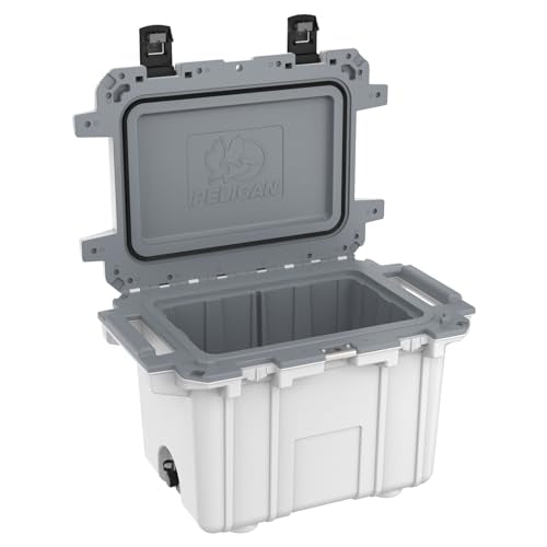 Pelican Elite 50 Quart Cooler (White/Grey)