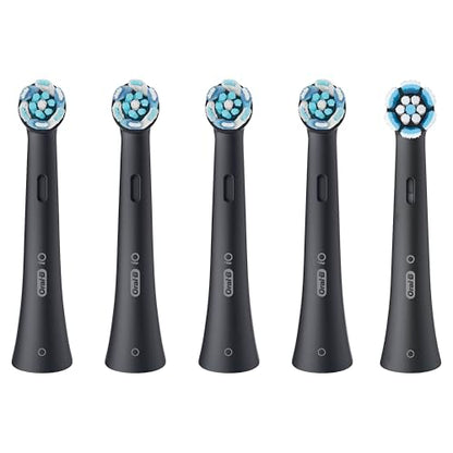 Oral-B iO Ultimate Clean Replacement Brush Heads, 5 Count, 4 Ultimate Clean + 1 Gum & Sensitive Black