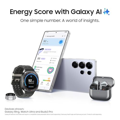 SAMSUNG Galaxy S25 Ultra Cell Phone, 512GB AI Smartphone, Unlocked Android, AI Camera, Fast Processor, Long Battery Life, 2025, US 1 Yr Manufacturer Warranty, Titanium Black